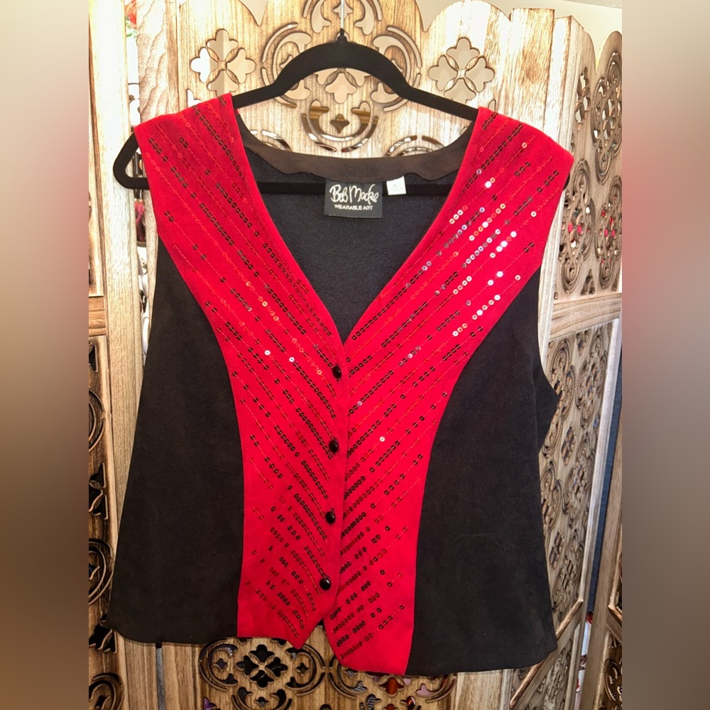 Bob Mackie wearable art vest